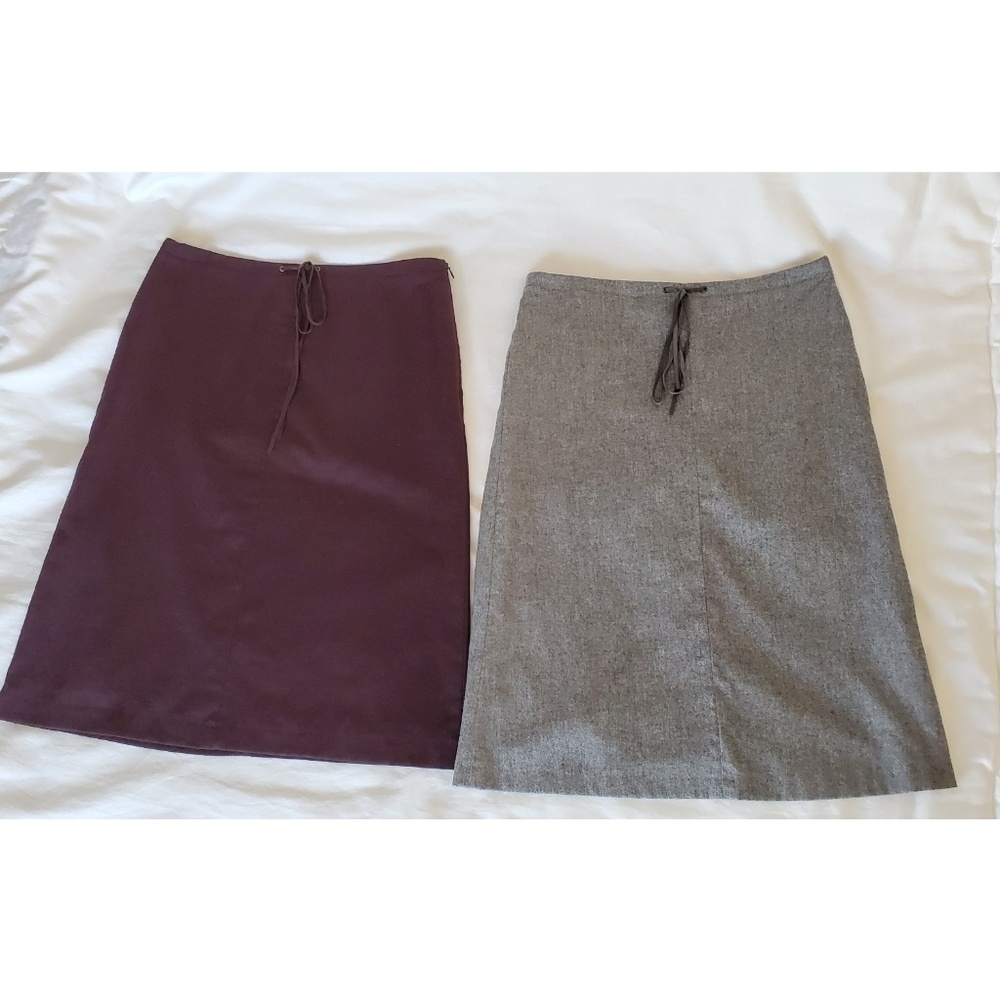 Bundle Banana Republic Wool side zip skirts